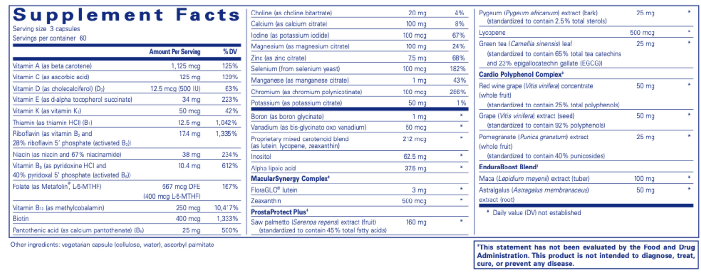 Men's Nutrients Pre-Order