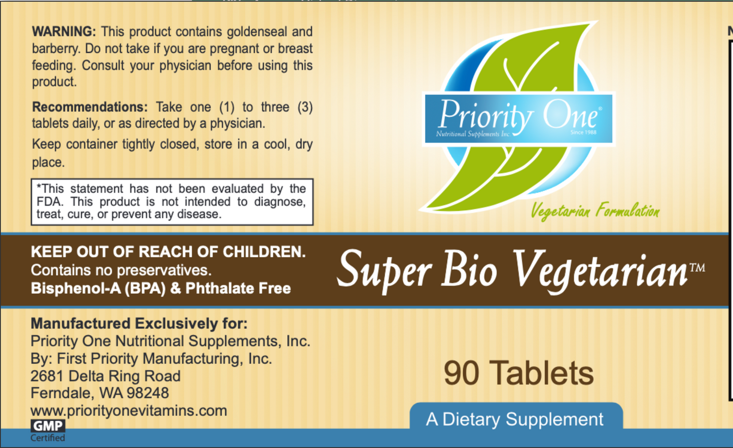 Super Bio Vegetarian